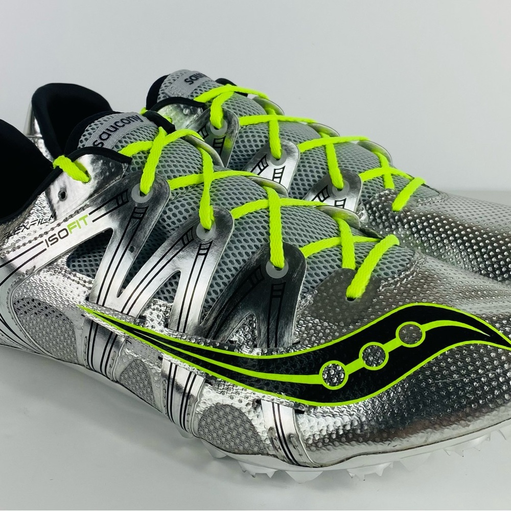 Saucony Showdown Silver Shoes Men’s Size 13 Track And Field Running New In Box.